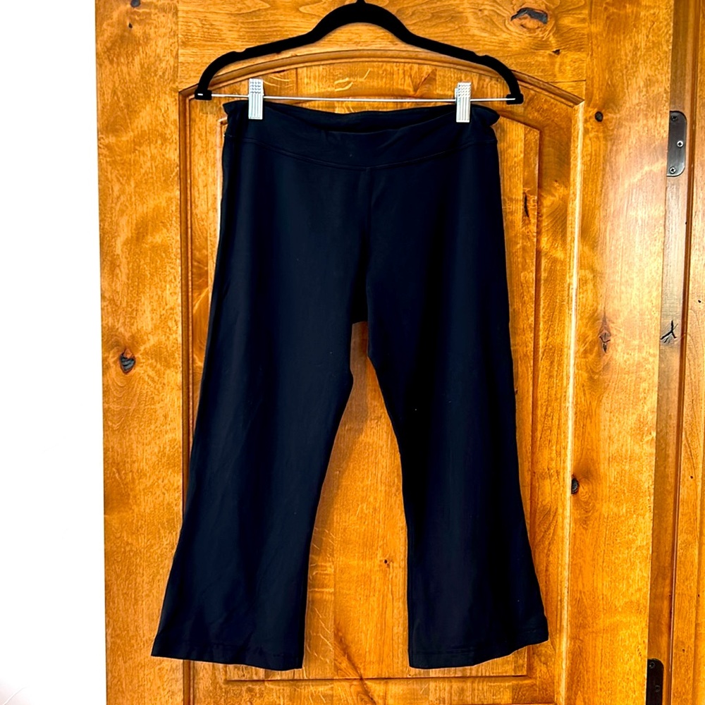 Lululemon Black Cropped Flared Pants